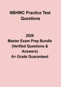 NBHWC Practice Test Questions PDF &vert; Health & Wellness Coach Certification Exam Study Guide