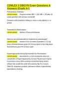 COMLEX 3 OB GYN Exam Questions & Answers &lpar;Grade A&plus;&rpar;&period;docx&NewLine;&NewLine;