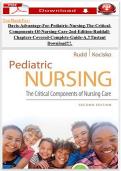 Test Bank for Davis Advantage for Pediatric Nursing &vert; All Chapters Covered Complete Guide A&plus;