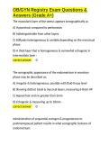OB GYN Registry Exam Questions & Answers &lpar;Grade A&plus;&rpar;&period;docx&NewLine;&NewLine;
