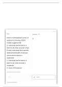 EXSS 181 FINAL EXAM QUESTIONS WITH 100&percnt; CORRECT ANSWERS