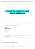 EXSS 181 EXAM 1 QUESTIONS WITH 100&percnt; CORRECT ANSWERS