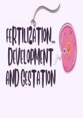 Fertilisation and development 