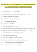 NUR 408 EXAM 3 STUDY GUIDE  &vert;COMPLETE QUESTIONS AND ANSWERS &vert; 2026 LATEST UPDATED&vert; 100&percnt; RATED CORRECT &vert; GET A&plus;&excl;&excl;