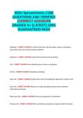 WGU C268 QUESTIONS AND VERIFIED CORRECT ANSWERS GRADED A&plus; -LATEST 2026-2027- 100- GUARANTEED PASS&period;docx&NewLine;&NewLine;