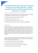 Exit HESI PN Study Guide Things I Forget Practical Nursing Exam Actual Exam 2026&sol;2027 &ndash; Complete Exam-Style Questions with Detailed Rationales &vert; Pass Guaranteed &ndash; A&plus; Graded&NewLine;&NewLine;