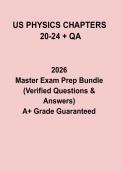 US Physics Chapters 20&ndash;24 &plus; Q&A PDF &vert; Study Guide&comma; Practice Problems & Solutions
