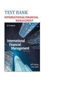 International Financial Management Test Bank &vert; 15th Edition &vert; By Jeff Madura & Chad Zipfel &vert; 2026 Latest Update &vert; A&plus; Graded Exam Prep
