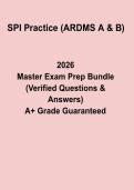 SPI Practice &lpar;ARDMS A & B&rpar; PDF &vert; Sonography Principles & Instrumentation Exam Study Guide