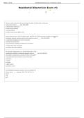 Residential Electrician Exam Questions and Answers Graded A&plus; Updated Study Guide