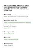 NR 571 MIDTERM PAPER 2026 DETAILED&NewLine;CONTENT REVIEW WITH ACCURATE&NewLine;SOLUTIONS&NewLine;