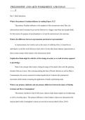 Philosophy and Arts Worksheet & Essay &ndash; Critical Thinking Questions&comma; Humanities Study Guide & Essay Practice &lpar;Exam Prep&rpar;