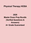 Physical Therapy HOSA PDF &vert; Study Guide & Practice Questions for HOSA-Future Health Professionals Competition