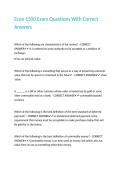 Econ 1500 Exam Questions With Correct Answers&period;