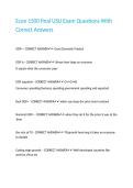 Econ 1500 final USU Exam Questions With Correct Answers&period;