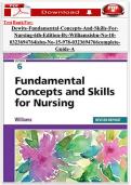 Test Bank for DeWit&rsquo;s Fundamental Concepts and Skills for Nursing 5th Edition &vert; Complete Guide A&plus;