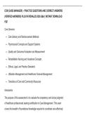 CCM &lpar;CASE MANAGER&rpar; &ndash; PRACTICE QUESTIONS AND CORRECT ANSWERS&NewLine;&lpar;VERIFIED ANSWERS&rpar; PLUS RATIONALES 2026 Q&A &vert; INSTANT DOWNLOAD&NewLine;PDF&period;