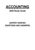 Accounting Crash Course Revision Guide 2026 &vert; Key Concepts&comma; Financial Statements & Exam Prep Notes