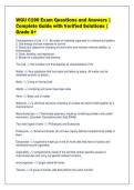 WGU C190 Exam Questions and Answers &vert;&NewLine;Complete Guide with Verified Solutions &vert;&NewLine;Grade A&plus;