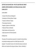 CERTIFIED DIALYSIS NURSE EXAM &ndash; PRACTICE QUESTIONS AND CORRECT&NewLine;ANSWERS &lpar;VERIFIED ANSWERS&rpar; PLUS RATIONALES 2026 Q&A &vert; INSTANT&NewLine;DOWNLOAD PDF&period;