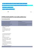 ATI RN Mental Health Proctored Exam with NGN Questions and Verified Answers Latest Updated 2026&sol;2027 Graded A&plus;&NewLine;