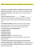 BIOL30 Air Methods Critical Care Exam Questions and Answers&NewLine;