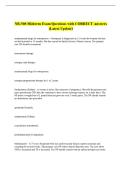 NR-508 Midterm Exam Questions with CORRECT Answers &NewLine;&lpar;Latest Update&rpar;