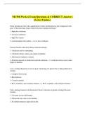 NR 508 Week 6 Exam Questions & CORRECT Answers &NewLine;&lpar;Latest Update&rpar; 