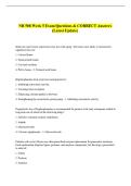 NR 508 Week 5 Exam Questions & CORRECT Answers &NewLine;&lpar;Latest Update&rpar; 