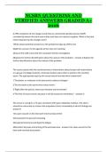 NCSBN NCLEX Practice Questions and Answers 2024 &ndash; Comprehensive Exam Review Study Guide