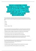 NICET Construction Materials Testing &ndash; Soils Level II Exam Study Guide 2026 &ndash; Practice Questions and Detailed Solutions