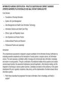 INFORMATICS NURSING CERTIFICATION &ndash; PRACTICE QUESTIONS AND CORRECT ANSWERS&NewLine;&lpar;VERIFIED ANSWERS&rpar; PLUS RATIONALES 2026 Q&A &vert; INSTANT DOWNLOAD PDF&period;