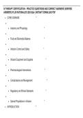 IV THERAPY CERTIFICATION &ndash; PRACTICE QUESTIONS AND CORRECT ANSWERS &lpar;VERIFIED&NewLine;ANSWERS&rpar; PLUS RATIONALES 2026 Q&A &vert; INSTANT DOWNLOAD PDF&period;