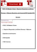 PSYC 140 Module 3 Exam - Requires Respondus LockDown Browser &plus; Webcam &vert;Questions and Answers&vert;2026 Update&vert;100&percnt; Correct&period;