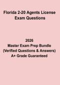 Florida 2-20 Agents License Exam Questions PDF &vert; Study Guide & Practice Test Bank