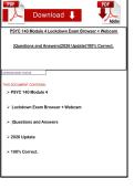 PSYC 140 Module 4 Lockdown Exam Browser &plus; Webcam &vert;Questions and Answers&vert;2026 Update&vert;100&percnt; Correct&period;