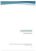 Samenvatting keuzevak zoodieren