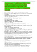 Comprehensive NAB Study Guide Exam &NewLine;Guide Latest Updated and Verified&NewLine;Questions And Answers With 100&percnt; &NewLine;Correct Answers graded A&plus; Guaranteed &NewLine;Success&excl;&excl;