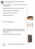 WOOD DESTROYING ORGANISMS FINAL EXAM REVIEW ACTUAL 2026 QUESTIONS AND VERIFIED ANSWERS