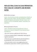 NUR 6531 FINAL EXAM 116 EXAM PREPARATION&NewLine;PACK 2026 KEY CONCEPTS AND REVISION&NewLine;NOTES&NewLine;