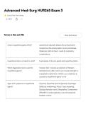 &NewLine;Advanced Med-Surg NUR265 Exam 3 Questions and Correct Answers from Actual Exam 2026&period; A &plus; SCORE&period; ULTIMATE GUIDE&period;pdf&NewLine;