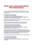NR 464 - Exam 1 Questions &lpar;BoostGrade&rpar; With Complete Solutions