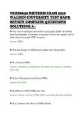 NURS6630 MIDTERM EXAM 2026&NewLine;WALDEN UNIVERSITY TEST BANK&NewLine;REVIEW COMPLETE QUESTIONS&NewLine;SOLUTIONS A&plus;&NewLine;