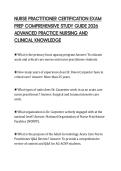 NURSE PRACTITIONER CERTIFICATION EXAM&NewLine;PREP COMPREHENSIVE STUDY GUIDE 2026&NewLine;ADVANCED PRACTICE NURSING AND&NewLine;CLINICAL KNOWLEDGE&NewLine;