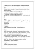 Chem 238 Lab Final Questions With Complete Solutions