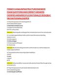 PENNSYLVANIA INFRASTRUCTURE ENGINEER&NewLine;EXAM QUESTIONS AND CORRECT ANSWERS &lpar;VERIFIED ANSWERS&rpar; PLUS RATIONALES 2026 Q&A &vert; INSTANT DOWNLOAD PDF&NewLine;