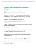Aviat 323 test 1 Exam questions and answers&NewLine;Graded A&plus;