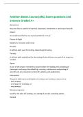 Aviation Basics Course &lpar;ABC&rpar; Exam questions and&NewLine;answers Graded A&plus;