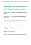 Aviation Ordnance 2026 Unit 3Exam questions and&NewLine;answers Graded A&plus;