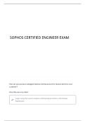 SOPHOS CERTIFIED ENGINEER EXAM QUESTIONS & ANSWERS 